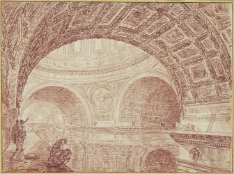 View of the Vaulting of St. Peter